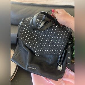 Michael Kors Black Studded Women's Bag